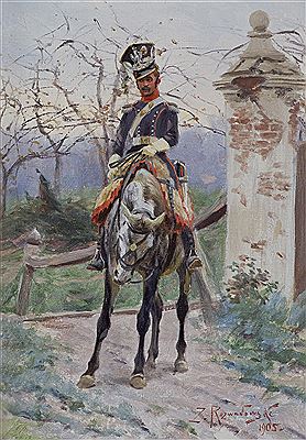 Zygmunt Rozwadowski : UHLAN OF THE DUCHY OF WARSAW, 1905