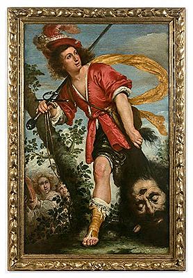 Bernardo Strozzi : David tenant la tête de Goliath