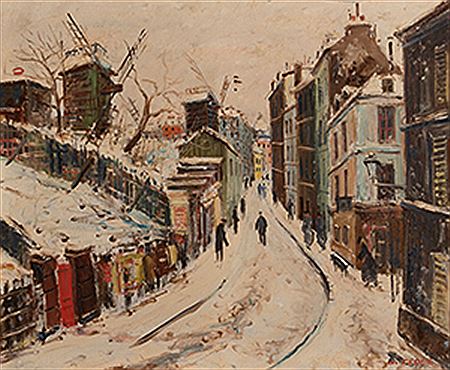 Charles Feola : Landscape of Montmartre