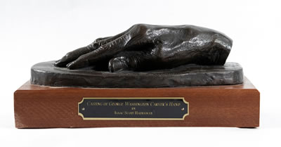 Isaac Scott Hathaway : Casting of George Washington Carver's Hand