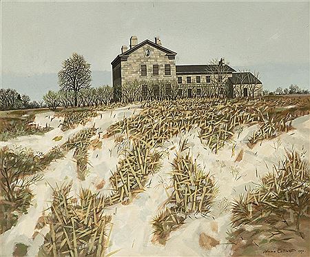 Virginia Cuthbert : Lockport House in Early Spring