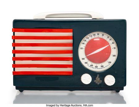 Norman Bel Geddes : An Emerson Model 400 Patriot Catalin Radio