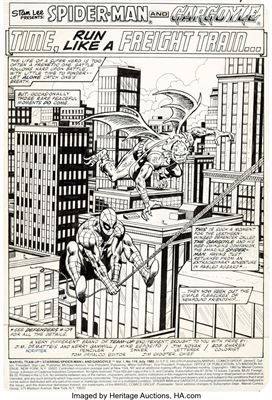 Kerry Gammill : Marvel Team-Up #119 Splash Page 1 Original Art (Marvel, 1982)