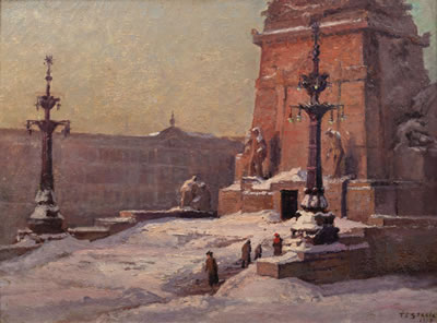 Theodore Clement Steele : Soldiers' and Sailors' Monument of Indianapolis, 1917