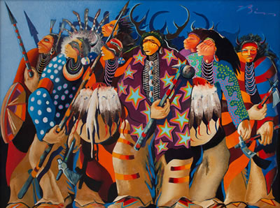 Earl Biss Jr : Ritual Dance of the Moon Hunters, 1986