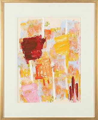 Dusti Swetman Bongé : 'Untitled (Brightly Colored Abstract)'