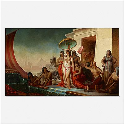 George Bensell : Cleopatra Entering Her Barge