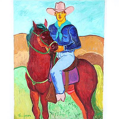 Sydney Helfman : Cowboy on horse