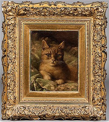 Emma Levinia Swan : Portrait of a Yellow Cat