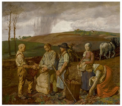 Fritz Boehle : THE POTATO HARVEST