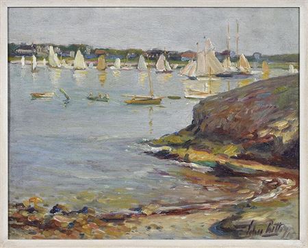 John Rettig : Yacht Race, Marblehead, 1915