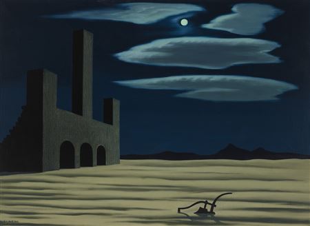 George Copeland Ault : The Plough and the Moon