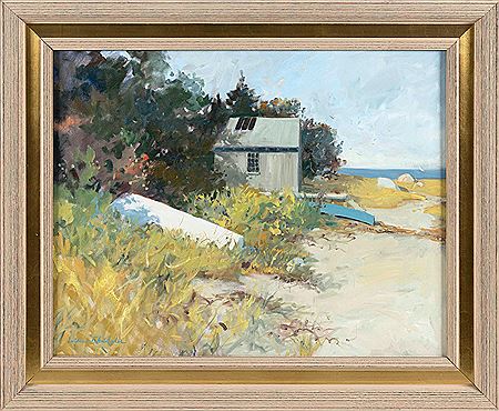 LaVerne Christopher : Boathouse On Nauset Harbor