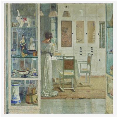 Carl Moll : Weißes Interieur (White Interior)