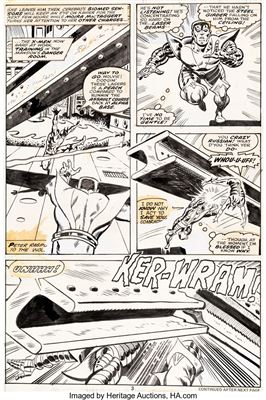 Bob (William Robert) Brown : X-Men #106 Story Page 3 Original Art (Marvel, 1977)