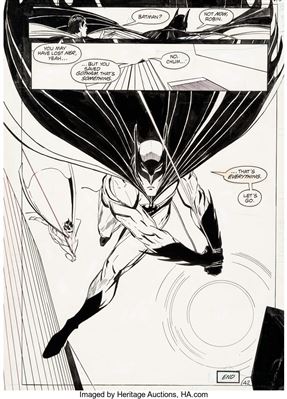 Trevor Von Eeden : Batman Annual #8 Story Page 42 Original Art (DC, 1982)