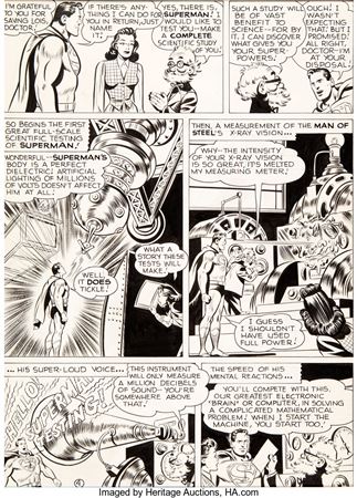 Wayne Boring : Superman #65 Story Page 4 Original Art (DC, 1950)