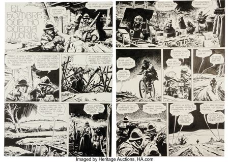 Luis Bermejo : El Hombre Que no Queria Morir Cimoc #13 Histoire Complète 8 Planches (Norma Editorial, 1982)