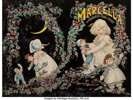 Johnny Gruelle : Marcella, A Raggedy Ann Story book cover 1929