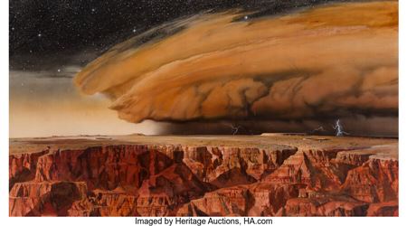 Ren Wicks : Red Cloud, from the NASA Mars Series, Late 1970