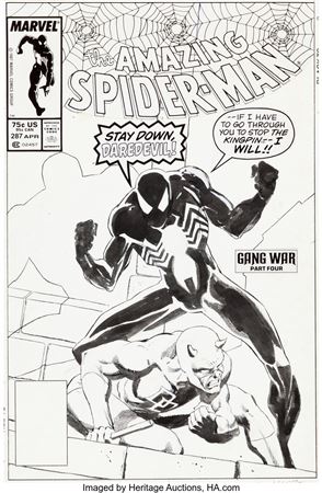 Bob (Robert) Hall : Amazing Spider-Man #287 Cover Original Art (Marvel, 1987)