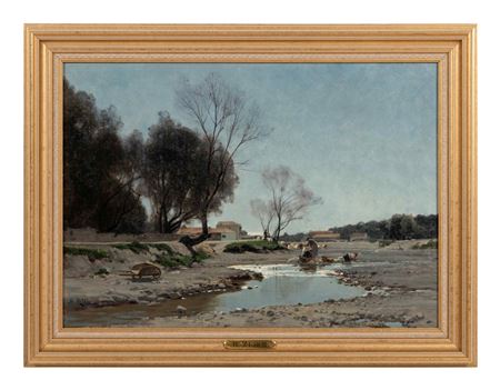 Henri Zuber : The Washerwomen, 1879