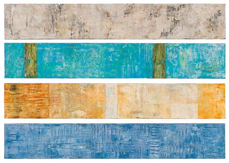 Hilario Gutierrez : Quiet Fields (quadriptych)