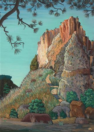 Helmuth Naumer : Frijoles Canyon