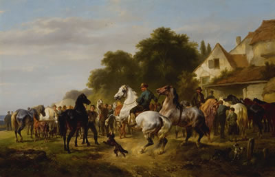 Wouterus Verschuur I : The Horse Fair