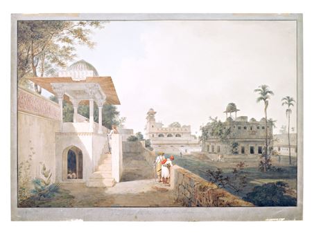 William Daniell : The Palace of Rohtas Garh