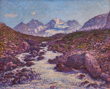 Louis Rheiner : Blümlisalp - Oberland, 1905