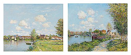 Laurent Vialet : Moret-sur-Loing and Saint-Mammès: Two