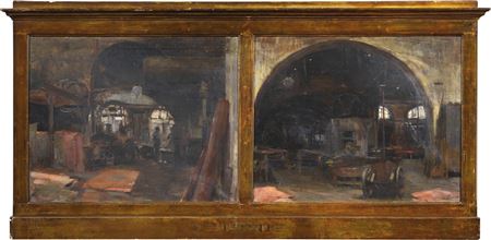 Carlo Siviero : WORKSHOPS; THE MACHINES, (1906)-diptych