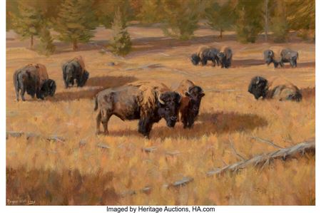 Roger Williams : Autumn Meadow, Yellowstone Park