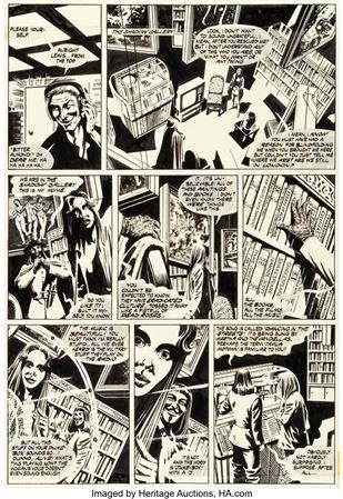 David Lloyd : David Lloyd Warrior #2 'V For Vendetta' Story Page 4 Original Art (Quality Communications, 1982)