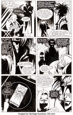 Marc Hempel : Marc Hempel and Richard Case Sandman #65 Story Page 19 Original Art (DC/Vertigo, 1994)