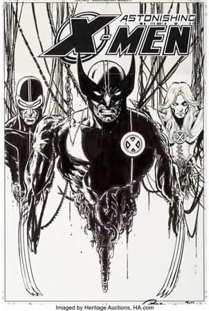 Phil Jimenez : Astonishing X-Men #33 Cover Original Art (Marvel, 2010)