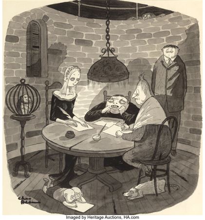 Charles Addams : Addams Family illustration