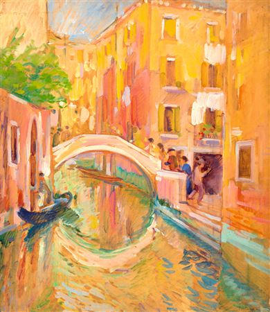 Ferenc Bolcskey : Colors of Venice, 1935