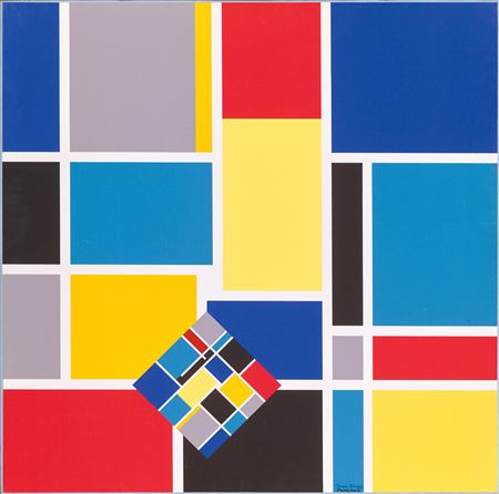 Joseph Kadar : Hommage á Mondrian, 2004