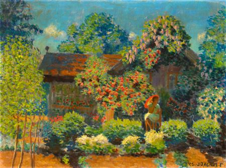 Joachim Csejtei : Summer Afternoon in the Garden