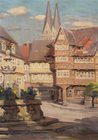 Erich Kux : Halberstadt (Holzmarkt)