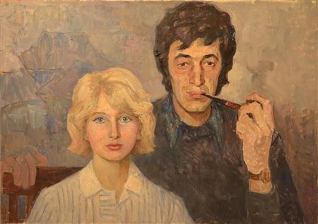 Fenya Samoilovna Kogan : Pair portrait