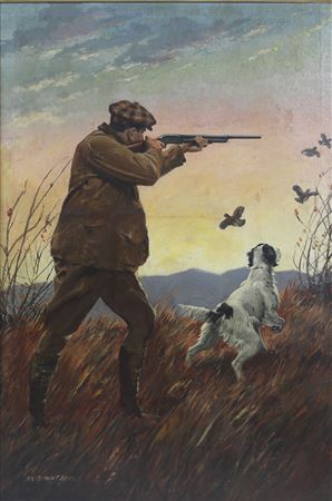 Henry Sumner (Hy) Watson : Quail Hunting