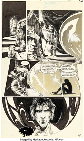 Sam Kieth : Sam Kieth and Mike Dringenberg Sandman #1 Story Page 22 Original Art (DC, 1989)