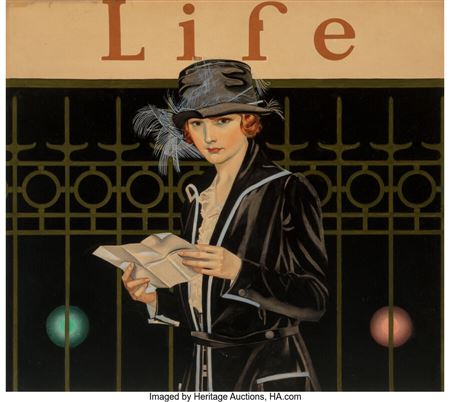 Coles Phillips : Bag and Baggage, LIFE Magazine cover