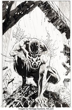 Tony Daniel : Tony Daniel Spider-Man 2099: Exodus Omega Variant Cover Original Art (Marvel, 2022)