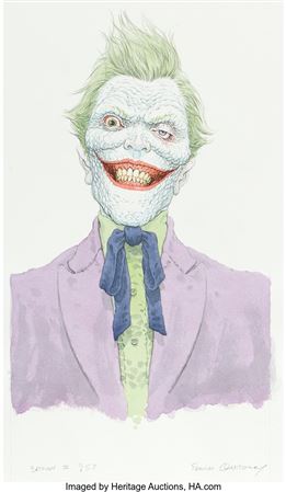 Frank Quitely : Frank Quitely Joker #1 Variant Cover Original Art (DC, 2021)