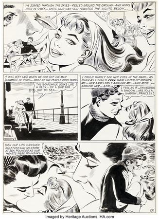 Sy Barry : Sy Barry Girls' Romances #69 Story Page 5 Original Art (DC, 1960)