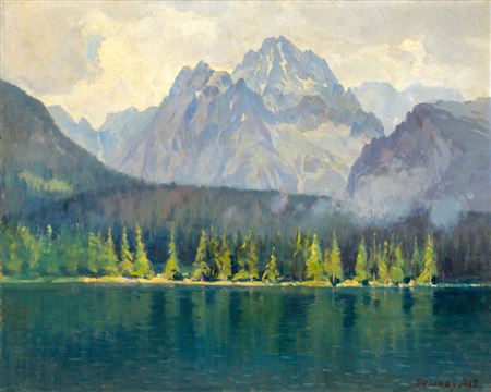 Istvan Bosznay : Tarn in the High Tatras, 1912